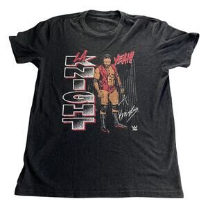 LA Knight WWE Wrestlemania Wrestling Teen Age 12-14 Size Medium